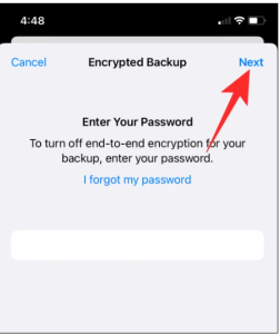 how to disable end-to-end encryption in whatsapp