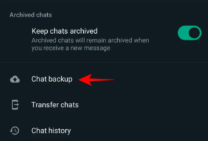 how to disable end-to-end encryption in whatsapp