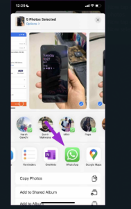 how to send multiple photos on whatsapp