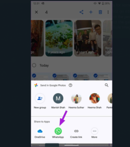 how to send multiple photos on whatsapp