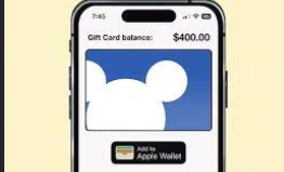 how to add gift cards to apple wallet