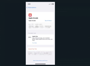 how to cancel apple arcade free trial