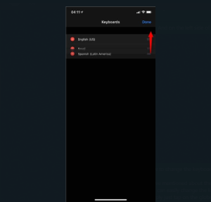 how to add language to keyboard iphone