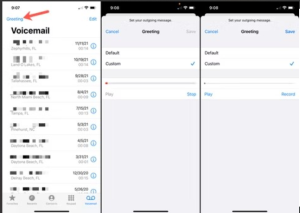 How to record new voicemail greetings