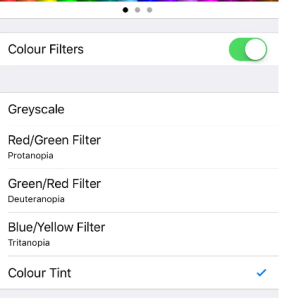 4. Under the grey scale select the colour tent option as a tick mark.