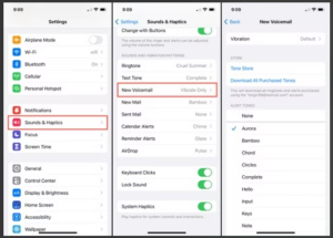 How to change Voicemail notification 