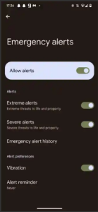 How to turn off Amber alert on android-