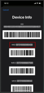 Let's see how to find IMEI on iPhone